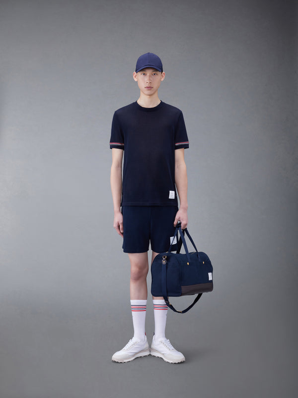 LIGHTWEIGHT COTTON SHORT SLEEVE STRIPED TEE - image 3