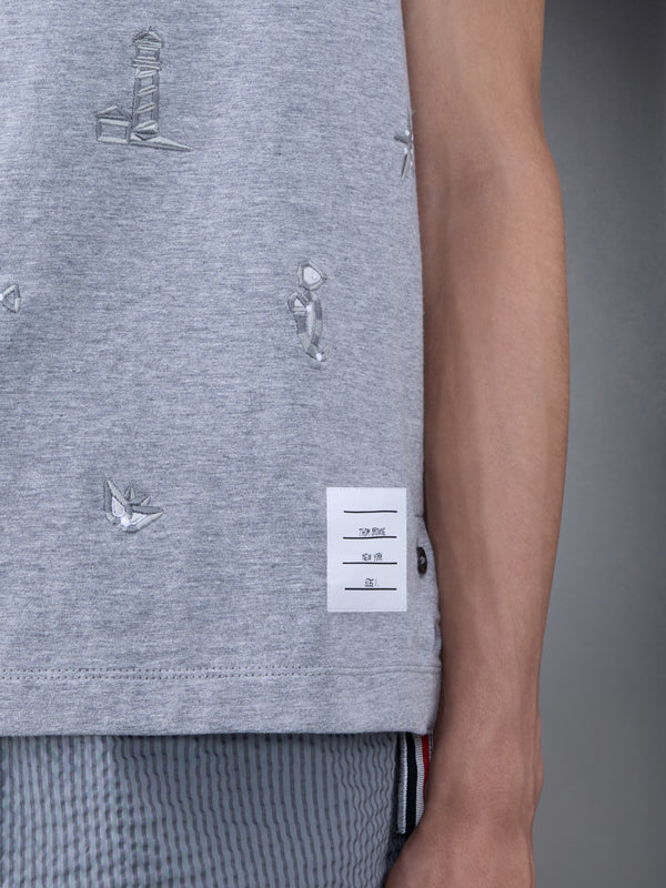 JERSEY NAUTICAL SHORT SLEEVE TEE - image 6