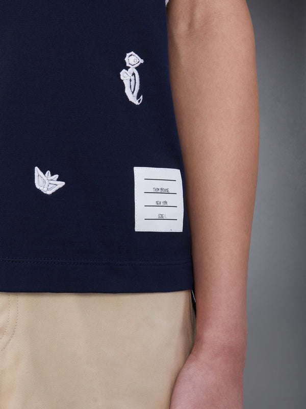 JERSEY NAUTICAL SHORT SLEEVE TEE - image 5