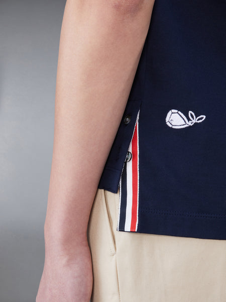 JERSEY NAUTICAL SHORT SLEEVE TEE NAVY