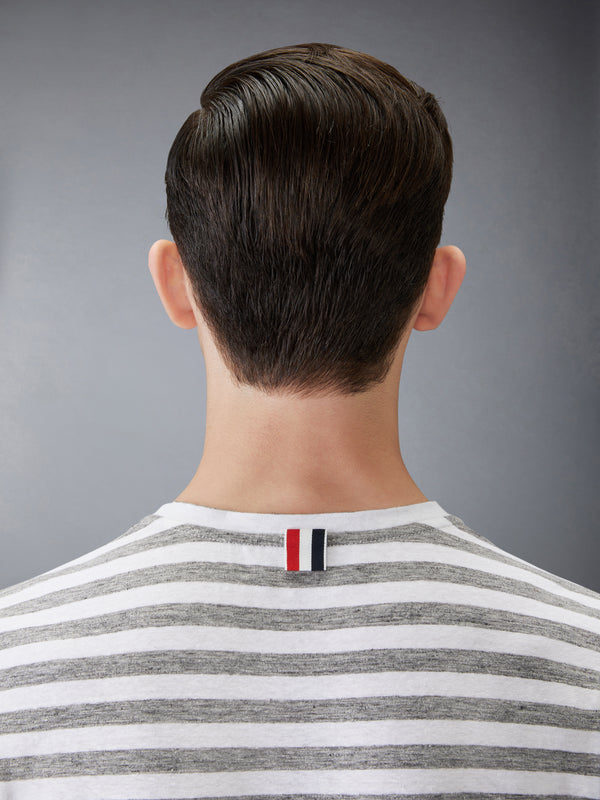 LINEN JERSEY RINGER TEE - image 5