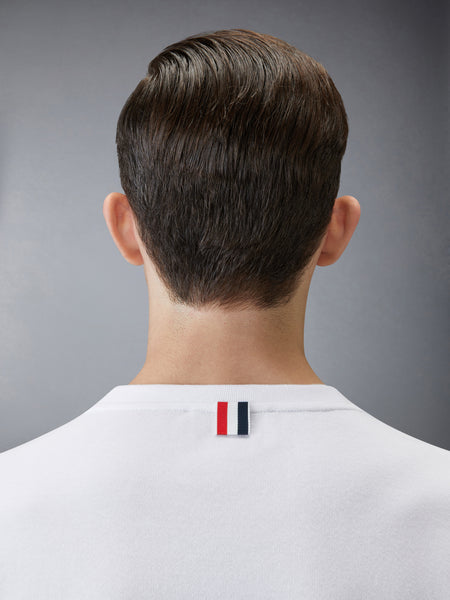 COTTON RUGBY LONG SLEEVE TEE WHITE