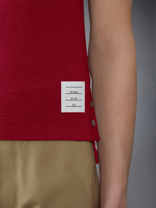 COTTON WAFFLE RIB CUFF TEE - image 5