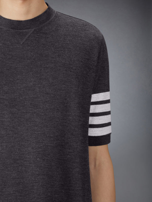 WOOL JERSEY 4-BAR TEE - image 5