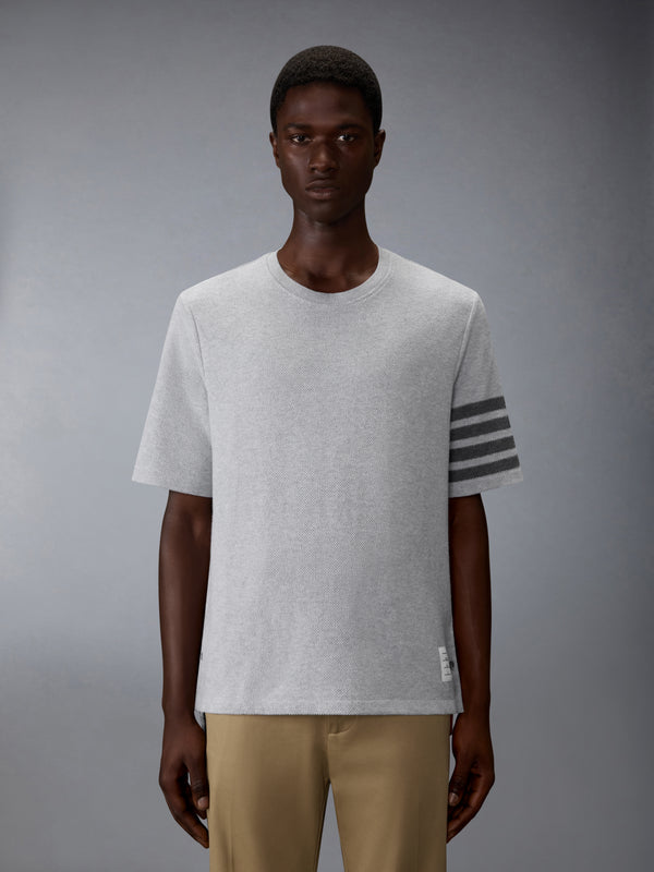 TEXTURED PIQUE 4-BAR TEE - image 1