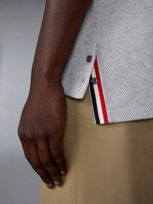TEXTURED PIQUE 4-BAR TEE - image 4