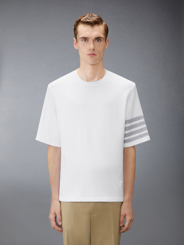TEXTURED PIQUE 4-BAR TEE - image 1