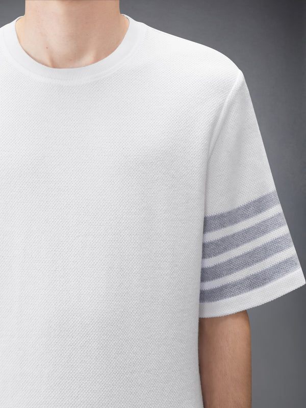 TEXTURED PIQUE 4-BAR TEE - image 4