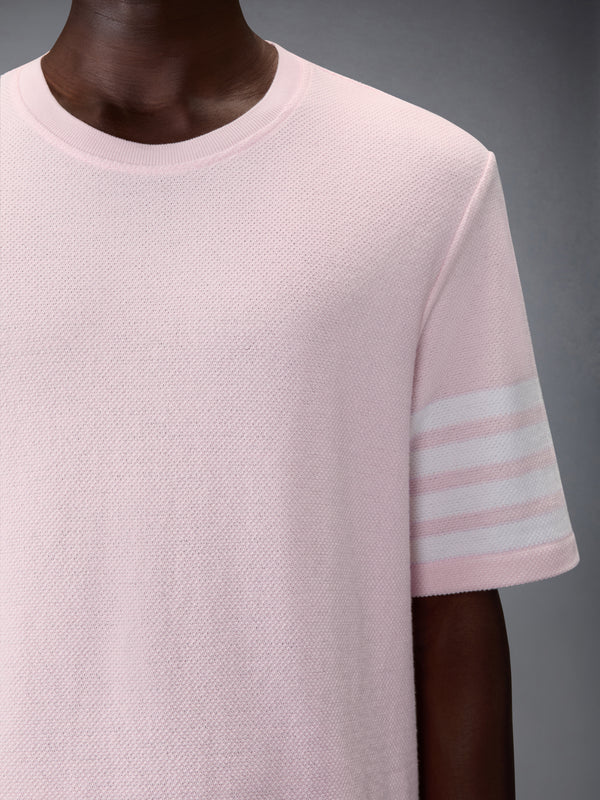 TEXTURED PIQUE 4-BAR TEE - image 5