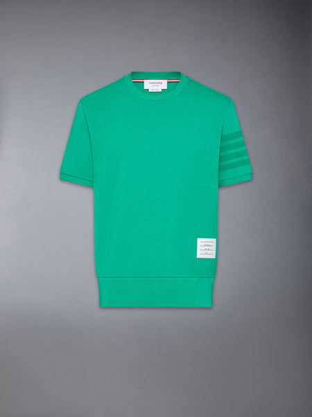 COTTON JERSEY 4-BAR TEE LT GREEN