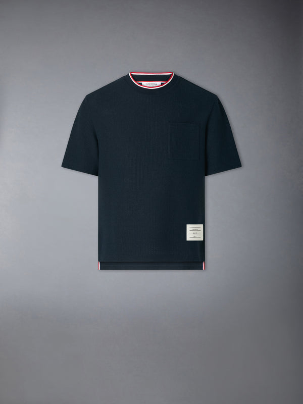 TEXTURED COTTON LINEN TEE - featured image