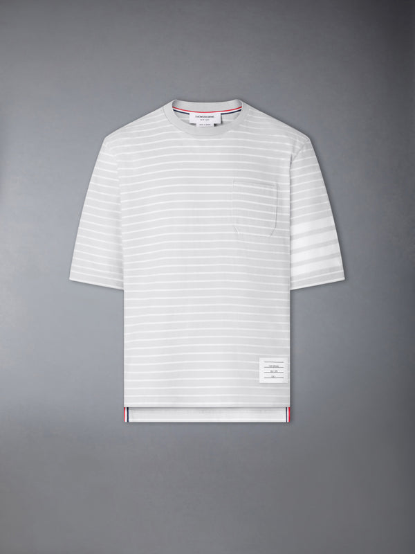 JERSEY 4-BAR KNIT POCKET TEE - featured image