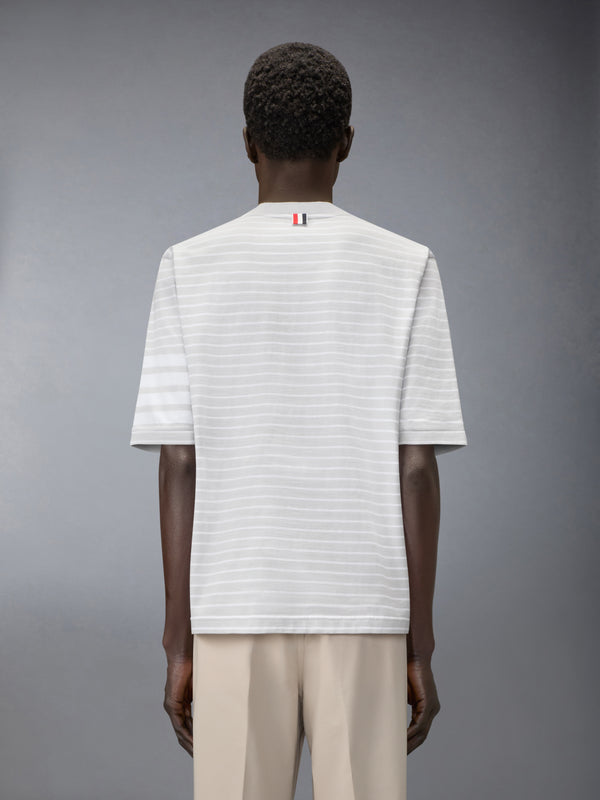 JERSEY 4-BAR KNIT POCKET TEE - image 2
