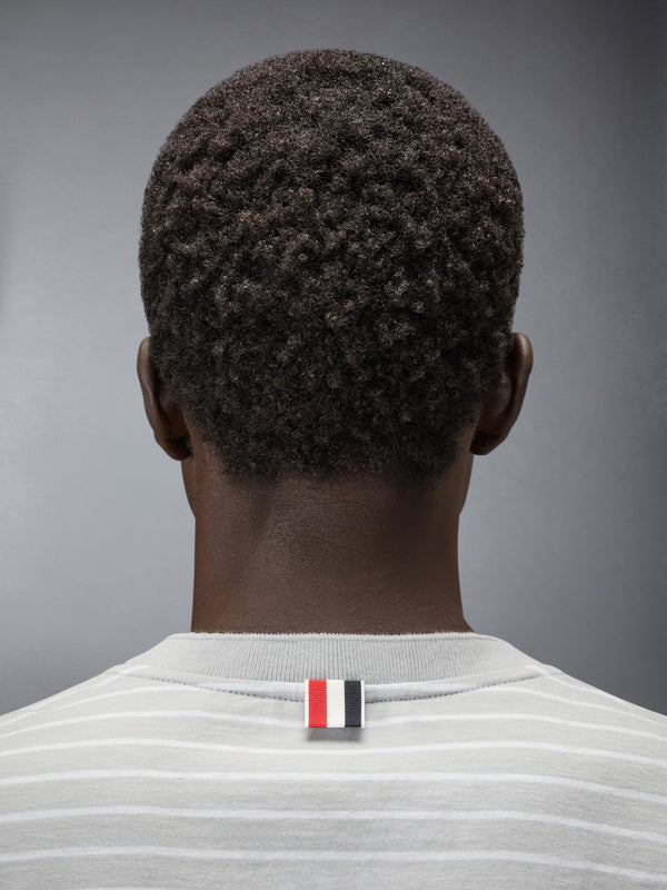 JERSEY 4-BAR KNIT POCKET TEE - image 4
