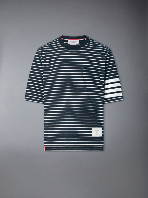JERSEY 4-BAR KNIT POCKET TEE - featured image