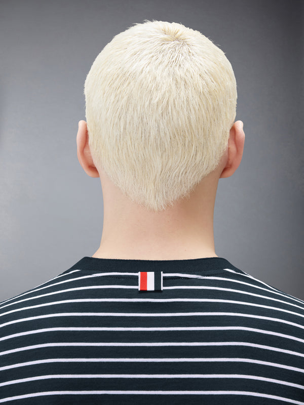 JERSEY 4-BAR KNIT POCKET TEE - image 4