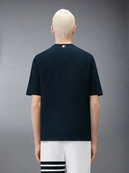 JERSEY 4-BAR COLORBLOCK OVERSIZED TEE WHITE