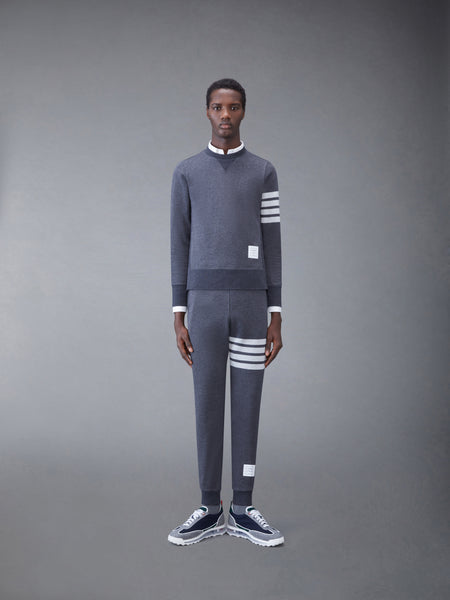 CLASSIC LOOPBACK 4-BAR SWEATSHIRT CHARCOAL