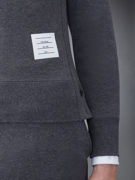CLASSIC LOOPBACK 4-BAR SWEATSHIRT DARK GREY