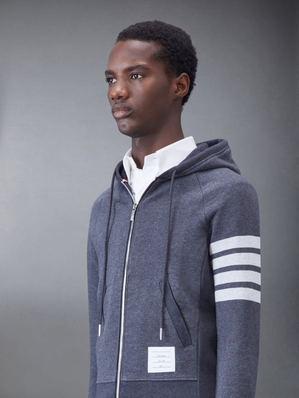 CLASSIC LOOPBACK 4-BAR ZIP UP HOODIE - image 4