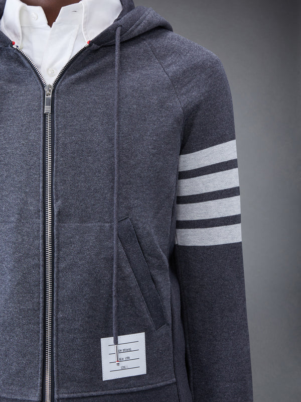 CLASSIC LOOPBACK 4-BAR ZIP UP HOODIE - image 5
