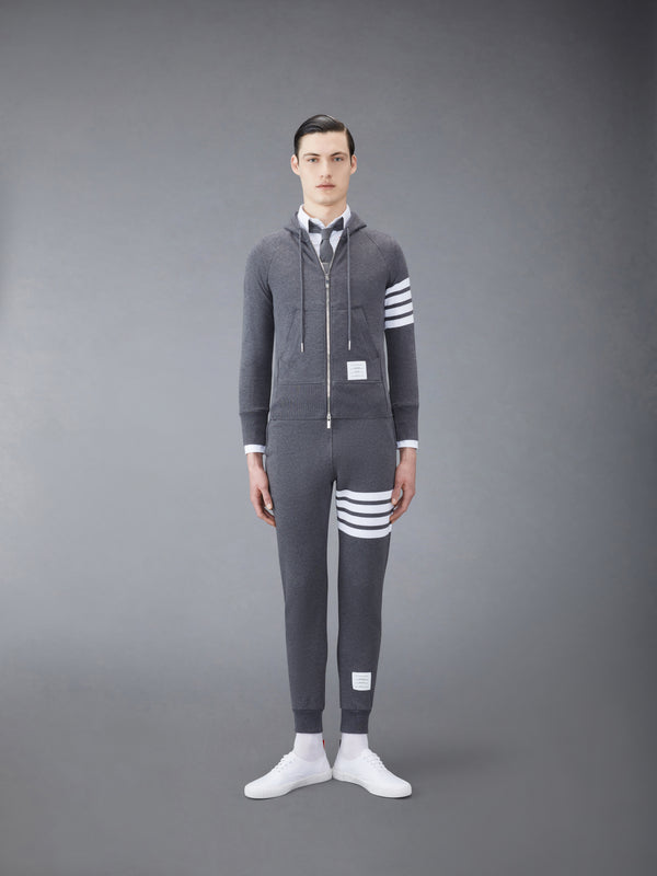 CLASSIC LOOPBACK 4-BAR ZIP UP HOODIE - image 3