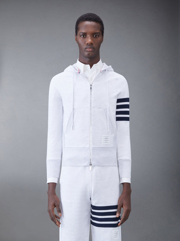 CLASSIC LOOPBACK 4-BAR ZIP UP HOODIE - featured image