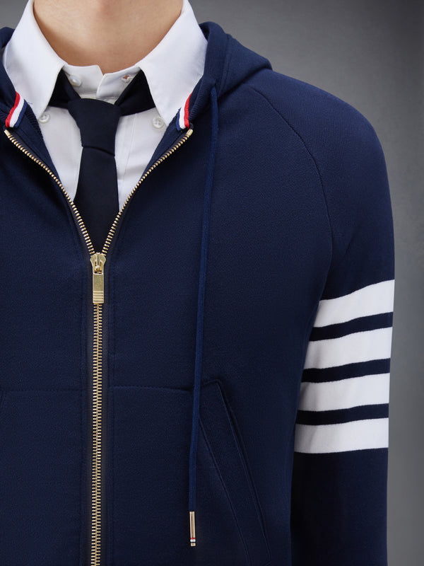 CLASSIC LOOPBACK 4-BAR ZIP UP HOODIE - image 5
