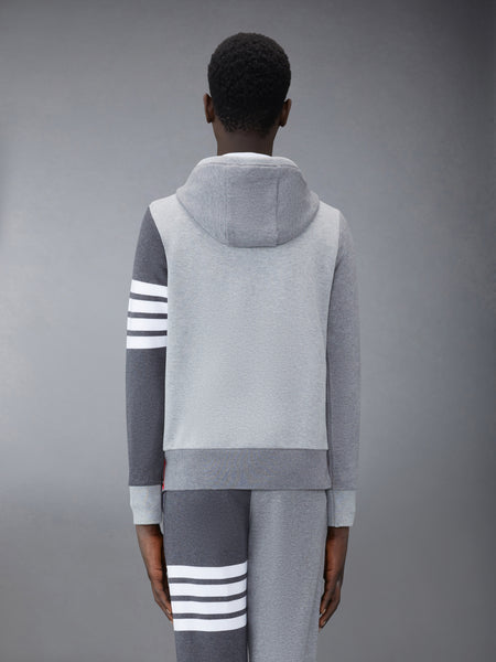 CLASSIC LOOPBACK 4-BAR HOODIE TONAL GREY