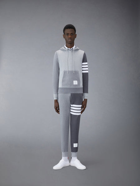 CLASSIC LOOPBACK 4-BAR HOODIE TONAL GREY