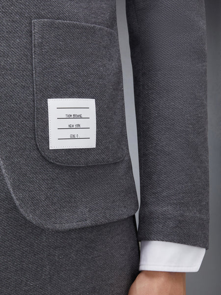 DOUBLE FACE TECH TWILL SPORT COAT MED GREY