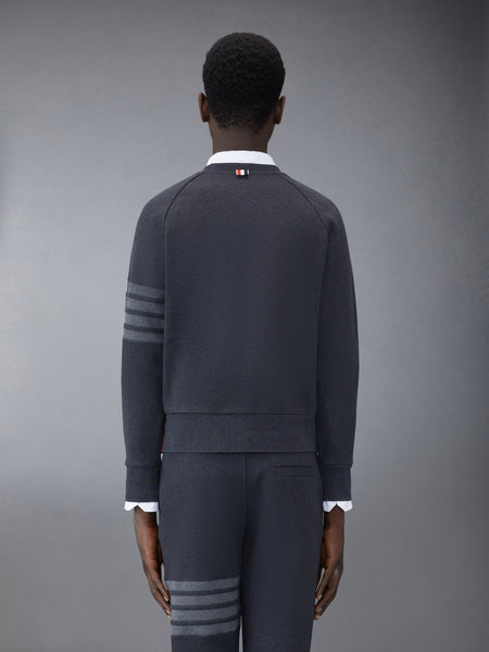 WAFFLE RAGLAN SWEATSHIRT CHARCOAL