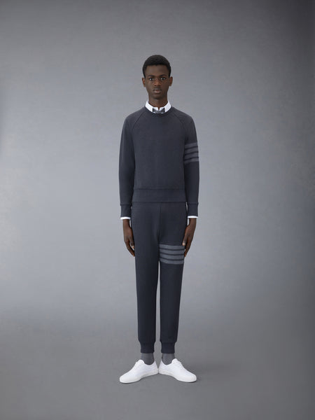 WAFFLE RAGLAN SWEATSHIRT CHARCOAL