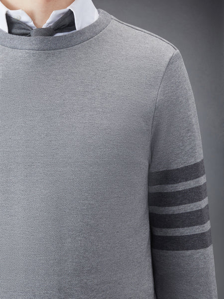 CLASSIC LOOPBACK 4-BAR RELAXED SWEATSHIRT MED GREY