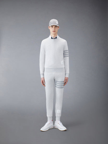 CLASSIC LOOPBACK 4-BAR SWEATSHIRT LT GREY