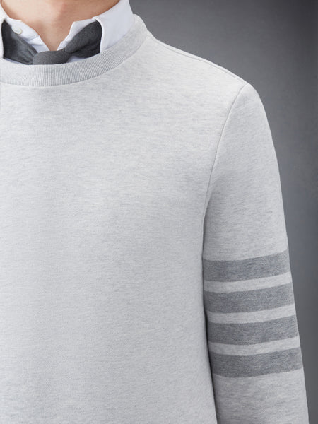CLASSIC LOOPBACK 4-BAR SWEATSHIRT LT GREY