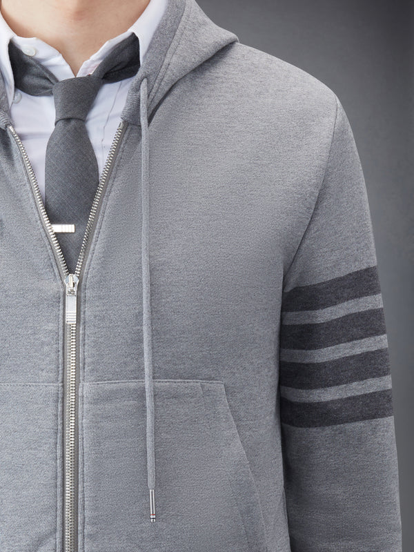 CLASSIC LOOPBACK 4-BAR ZIP UP HOODIE - image 5