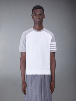 OTTOMAN RIB 4-BAR SWEATSHIRT TEE
