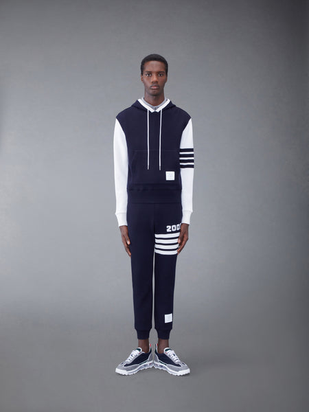 CASHMERE WAFFLE 2003 4-BAR HOODIE NAVY