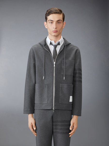 DOUBLE FACE TECH 4-BAR JACKET MED GREY