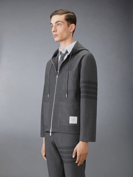 DOUBLE FACE TECH 4-BAR JACKET MED GREY