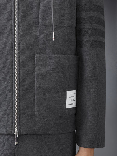 DOUBLE FACE TECH 4-BAR JACKET MED GREY