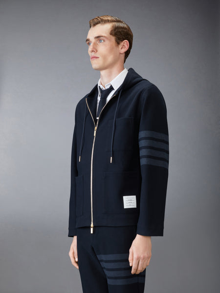 DOUBLE FACE TECH 4-BAR JACKET NAVY