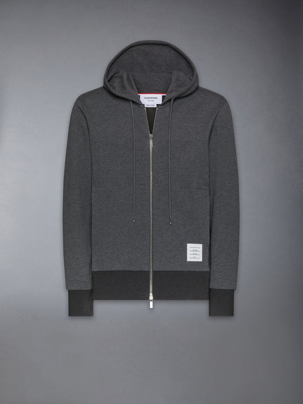 LOOPBACK JERSEY 4-BAR ZIP UP HOODIE - featured image