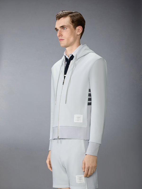 LOOPBACK JERSEY 4-BAR ZIP UP HOODIE - image 4