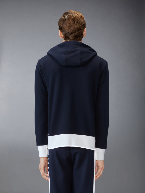 LOOPBACK JERSEY 4-BAR ZIP UP HOODIE - image 2