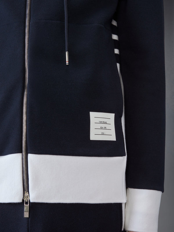 LOOPBACK JERSEY 4-BAR ZIP UP HOODIE - image 5