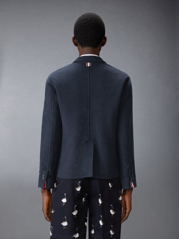 WOOL SILK PIQUE SACK JACKET - image 2
