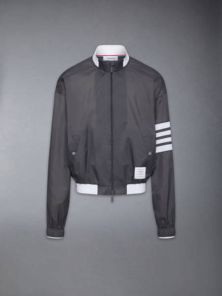NYLON 4-BAR RIPSTOP WINDBREAKER CHARCOAL