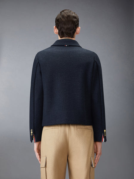 CASHMERE DOUBLE FACE JACKET NAVY